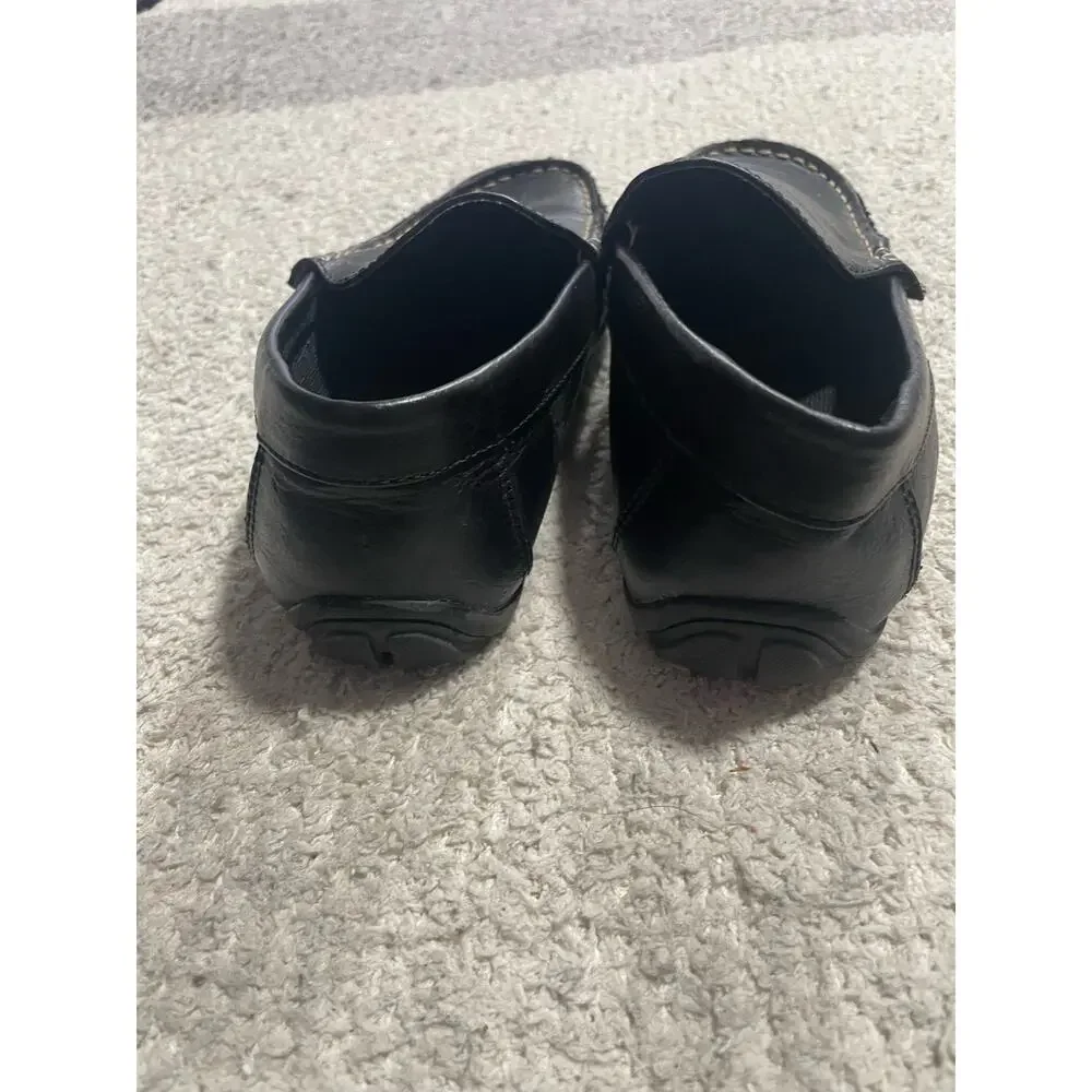 Steve Madden Slip On Driving Loafers Black Youth Size 4 BCCompton BCPM01MB Boys